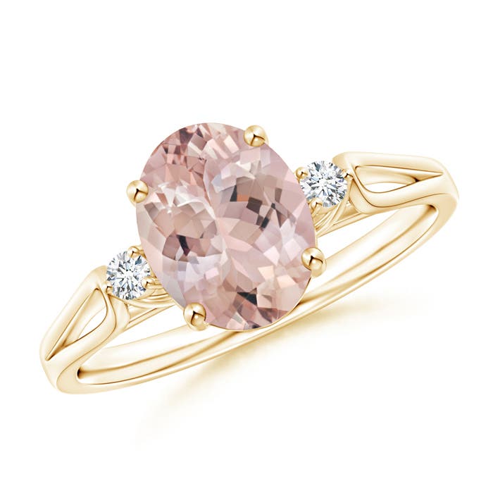 AA - Morganite / 1.72 CT / 14 KT Yellow Gold