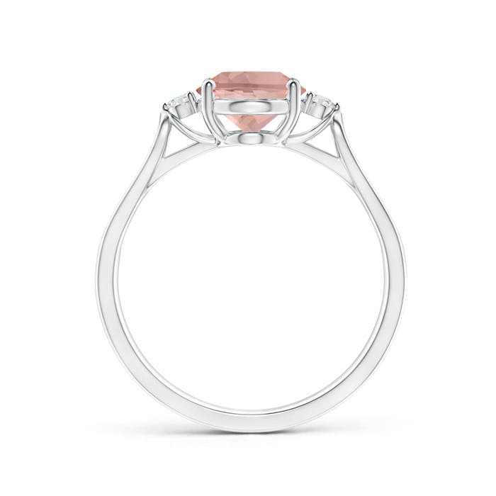 AAAA - Morganite / 1.72 CT / 14 KT White Gold