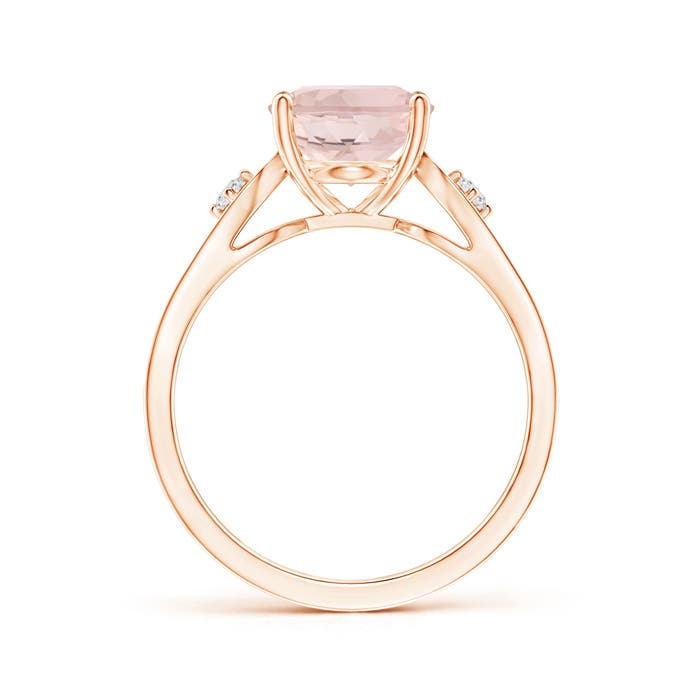 A - Morganite / 2.87 CT / 14 KT Rose Gold