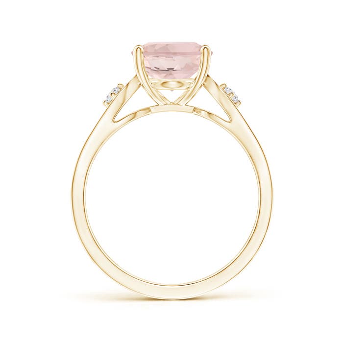 A - Morganite / 2.87 CT / 14 KT Yellow Gold