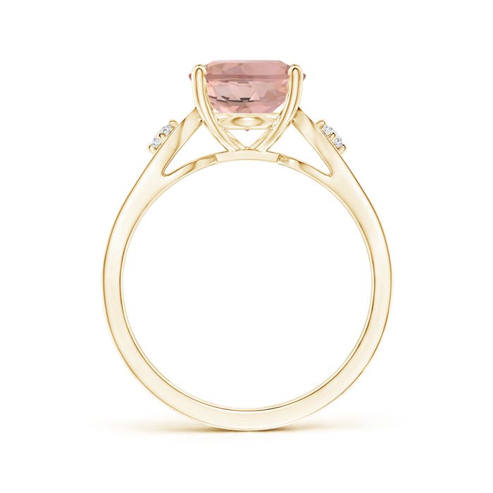 AAAA - Morganite / 2.87 CT / 14 KT Yellow Gold