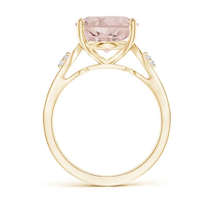 A - Morganite / 5.08 CT / 14 KT Yellow Gold