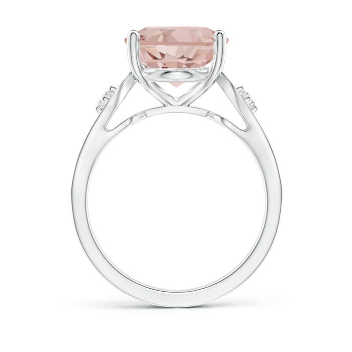 AA - Morganite / 5.08 CT / 14 KT White Gold