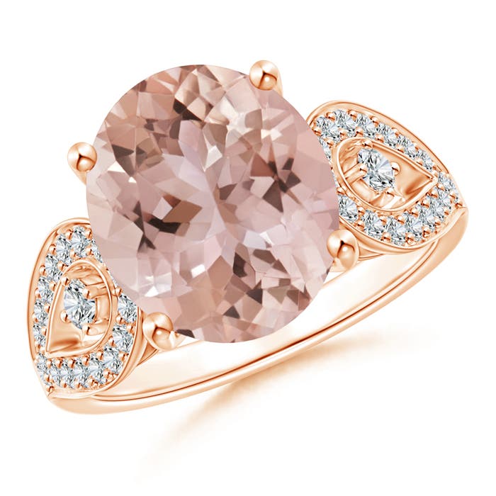 AAA - Morganite / 5.08 CT / 14 KT Rose Gold