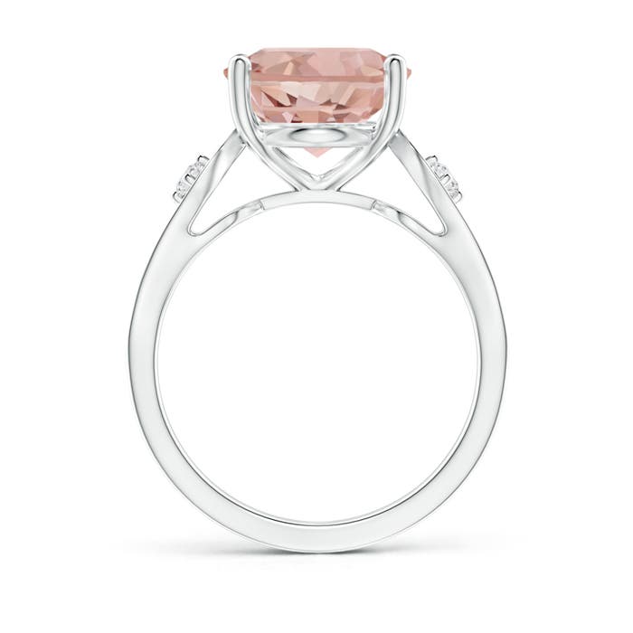 AAA - Morganite / 5.08 CT / 14 KT White Gold