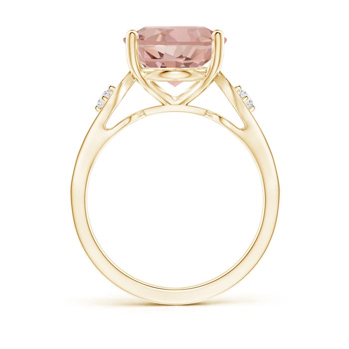 AAAA - Morganite / 5.08 CT / 14 KT Yellow Gold