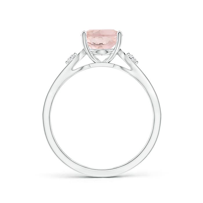 A - Morganite / 1.93 CT / 14 KT White Gold