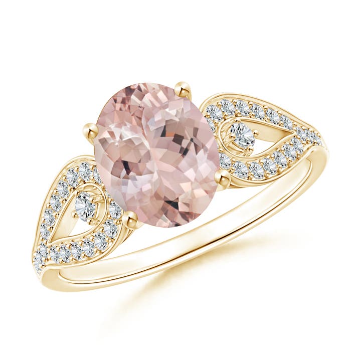 AA - Morganite / 1.93 CT / 14 KT Yellow Gold