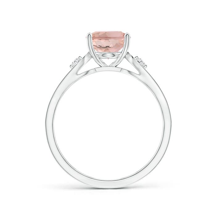 AAA - Morganite / 1.93 CT / 14 KT White Gold