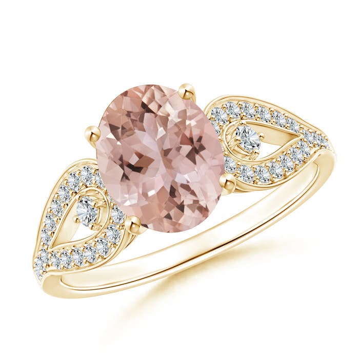 AAA - Morganite / 1.93 CT / 14 KT Yellow Gold