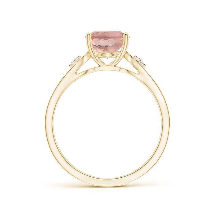 AAAA - Morganite / 1.93 CT / 14 KT Yellow Gold