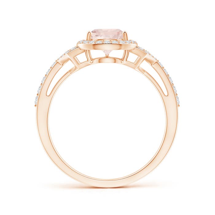 A - Morganite / 1.23 CT / 14 KT Rose Gold