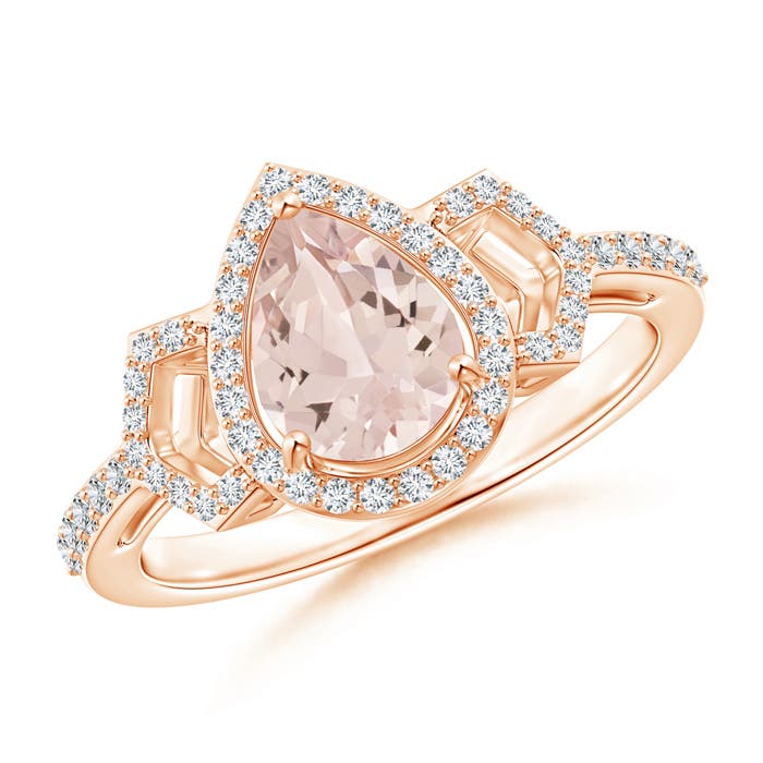 AA - Morganite / 1.23 CT / 14 KT Rose Gold