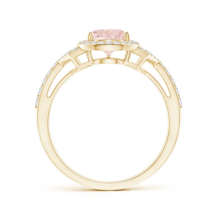 AA - Morganite / 1.23 CT / 14 KT Yellow Gold