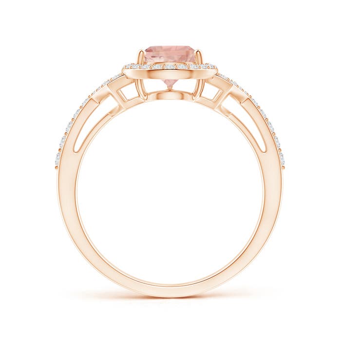 AAAA - Morganite / 1.23 CT / 14 KT Rose Gold