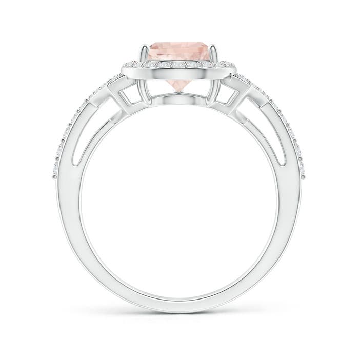 A - Morganite / 1.72 CT / 14 KT White Gold