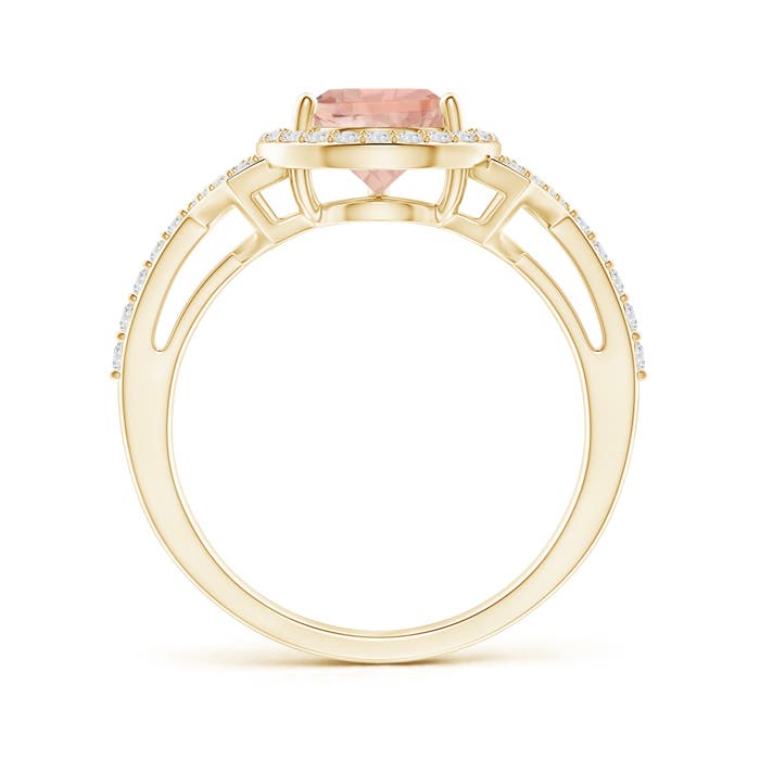 AAA - Morganite / 1.72 CT / 14 KT Yellow Gold