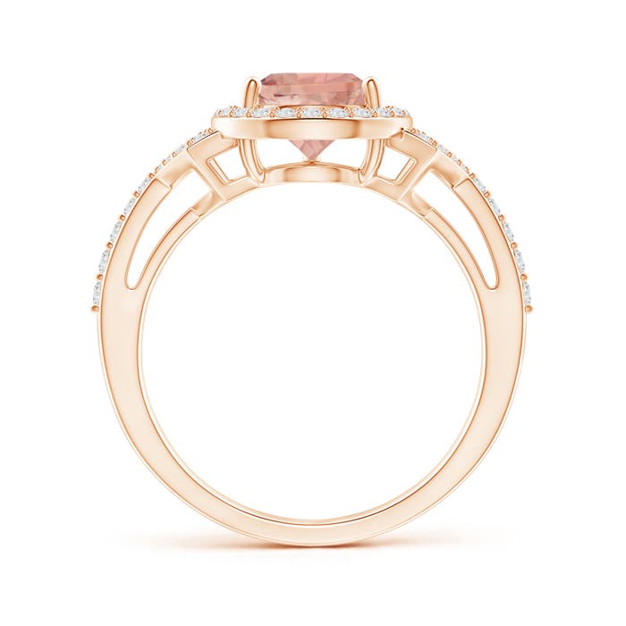 AAAA - Morganite / 1.72 CT / 14 KT Rose Gold