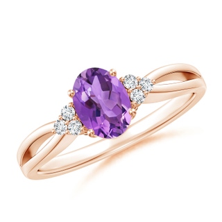 Oval AA Amethyst
