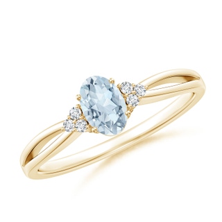 Oval A Aquamarine