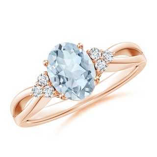 Oval A Aquamarine