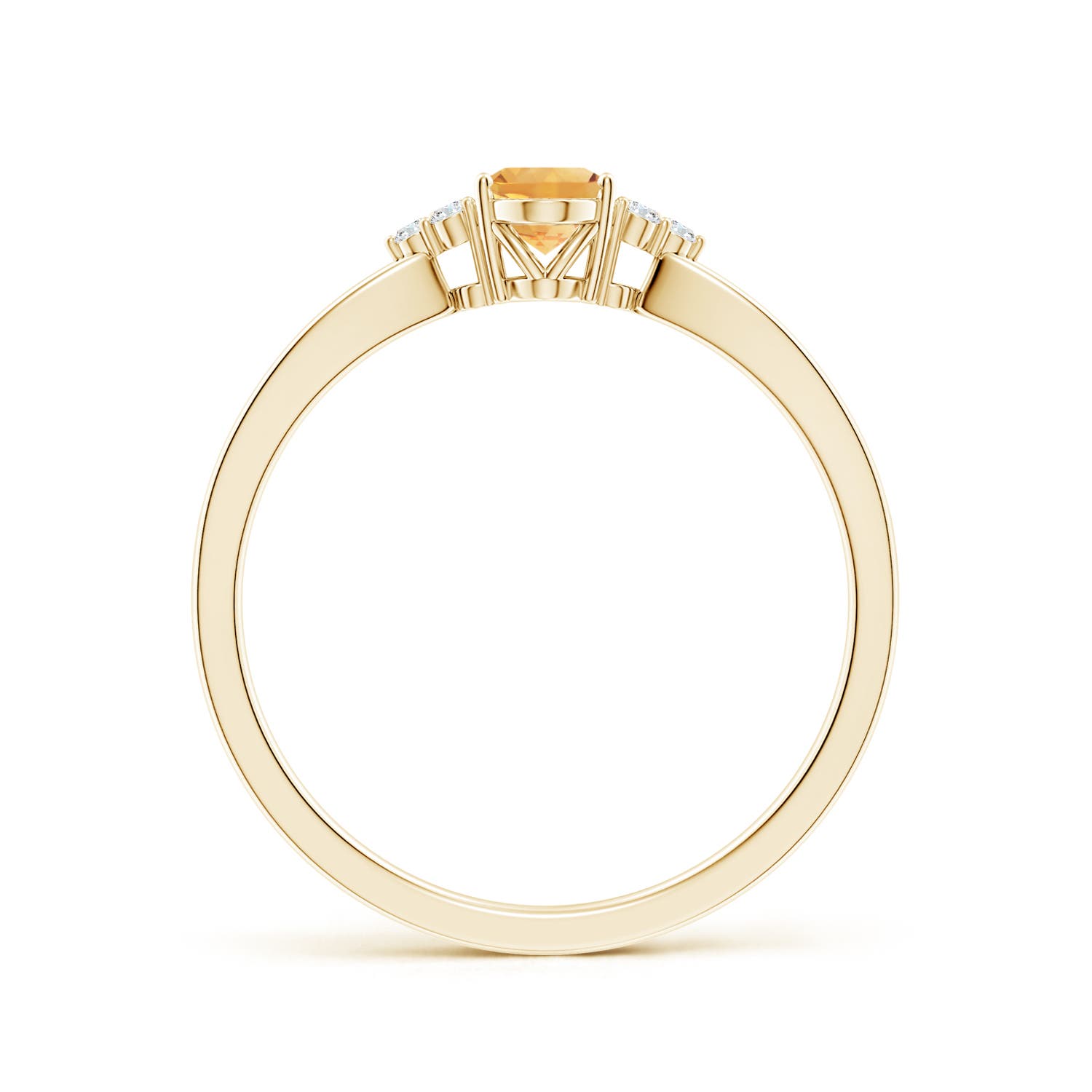 A - Citrine / 0.46 CT / 14 KT Yellow Gold