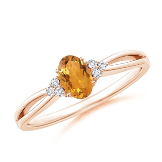 Oval AA Citrine