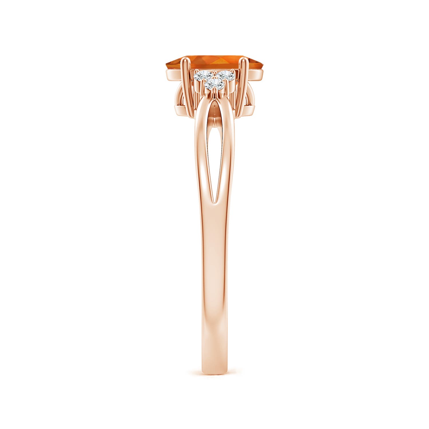 AAAA - Citrine / 0.82 CT / 14 KT Rose Gold