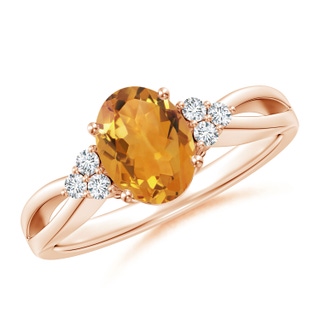 Oval AA Citrine