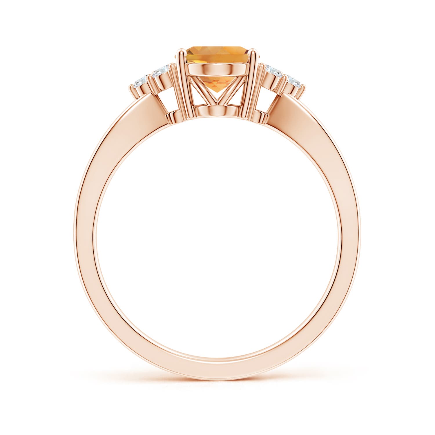 AA - Citrine / 1.18 CT / 14 KT Rose Gold