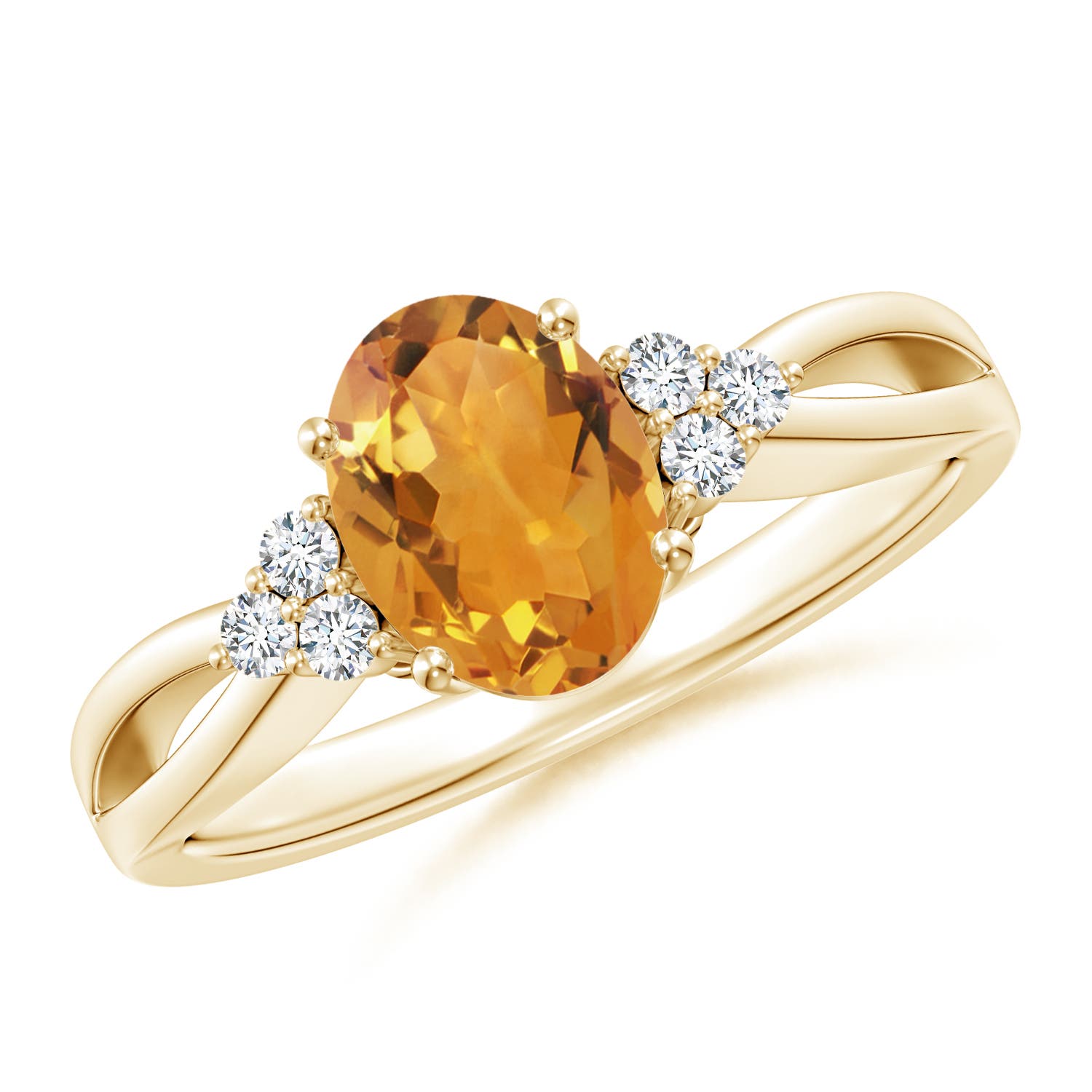 AA - Citrine / 1.18 CT / 14 KT Yellow Gold