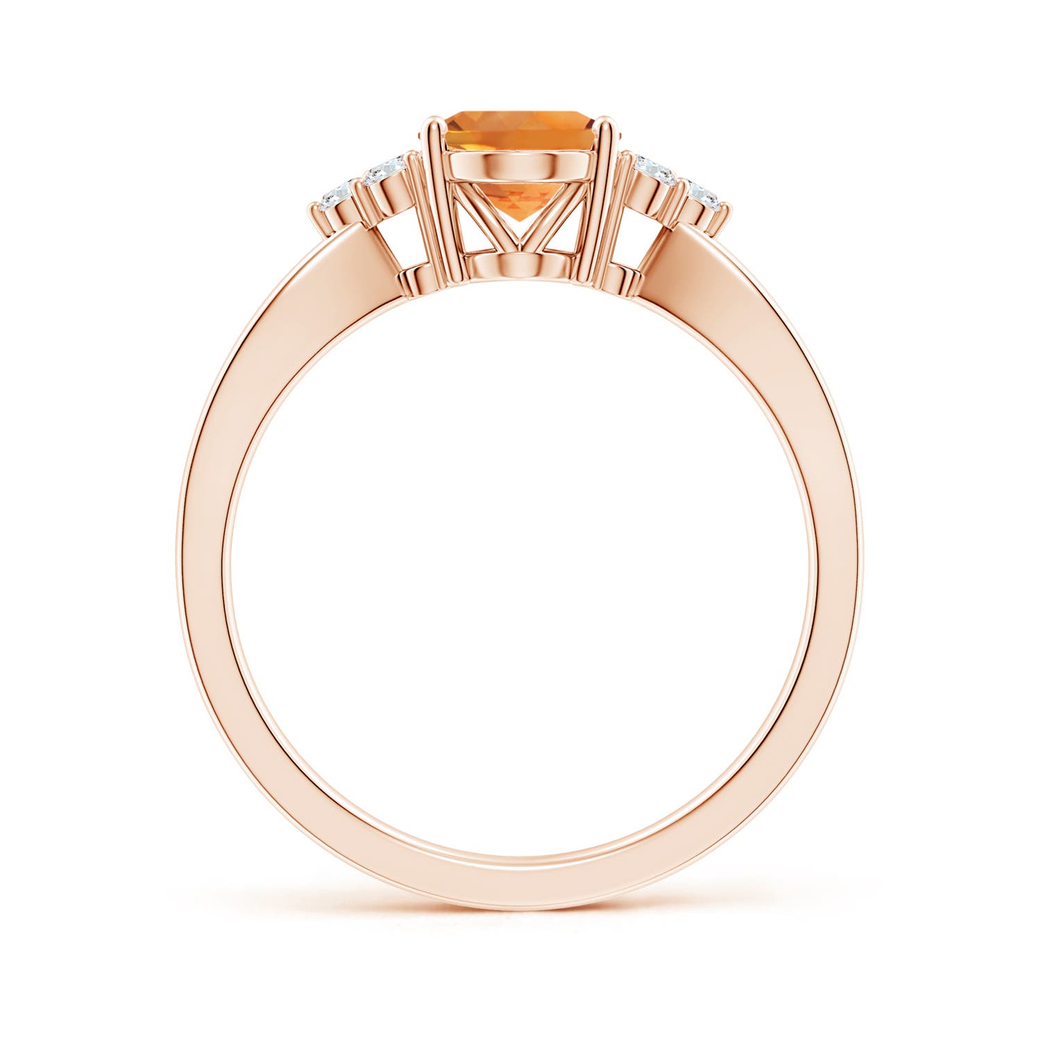 AAA - Citrine / 1.18 CT / 14 KT Rose Gold