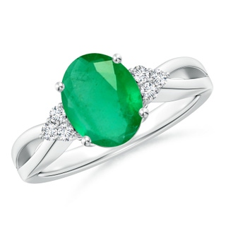Oval A Emerald
