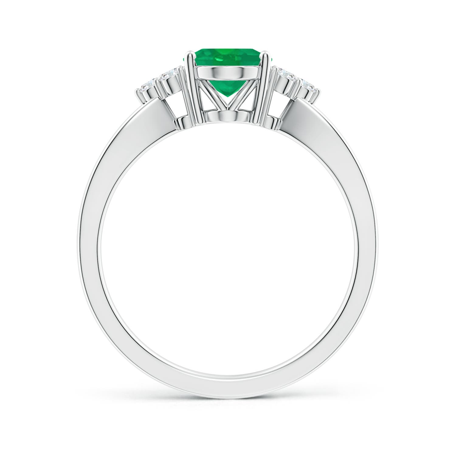 AA - Emerald / 1.18 CT / 14 KT White Gold