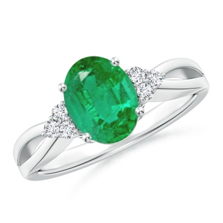 Oval AA Emerald