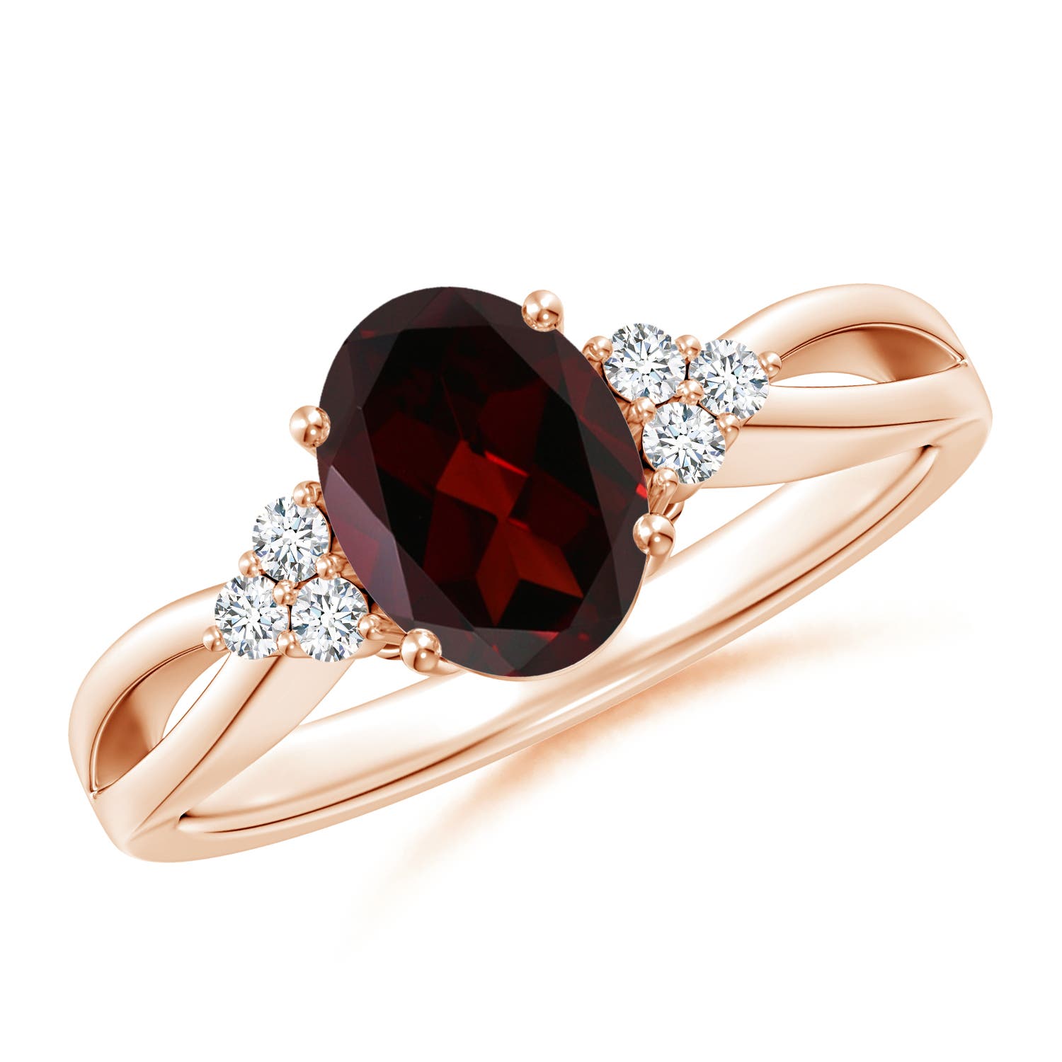 A - Garnet / 1.53 CT / 14 KT Rose Gold