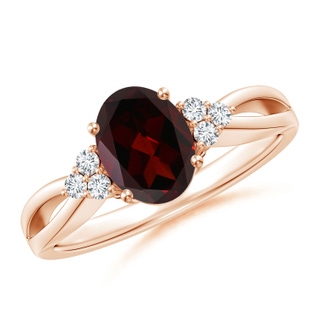 Oval A Garnet
