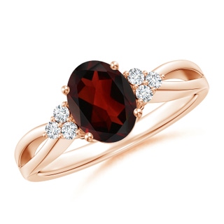 Oval AA Garnet