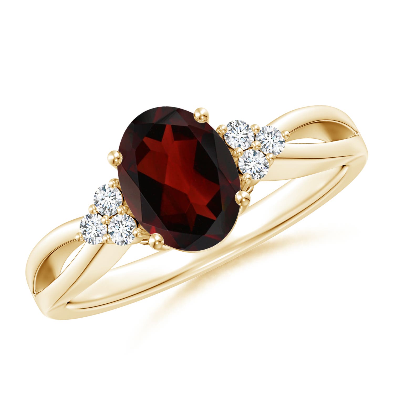 AA - Garnet / 1.53 CT / 14 KT Yellow Gold