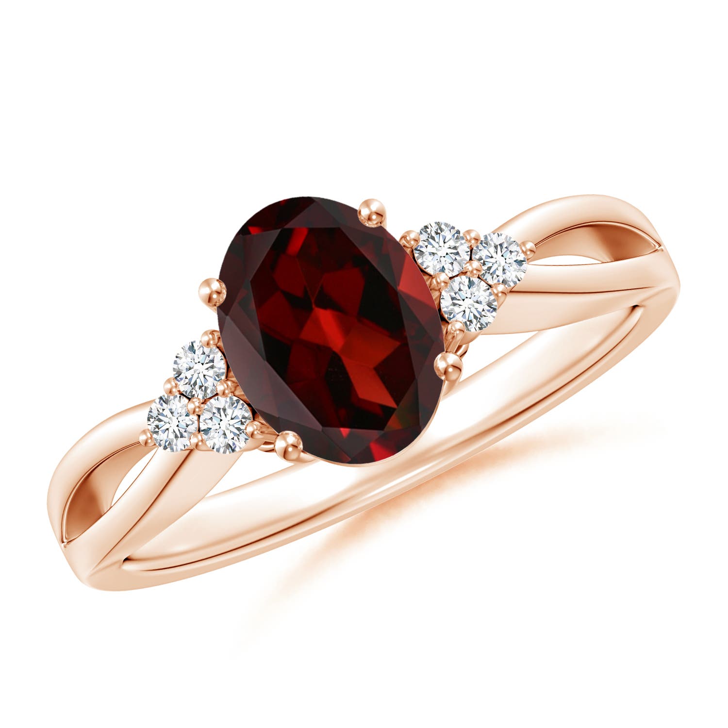 AAA - Garnet / 1.53 CT / 14 KT Rose Gold