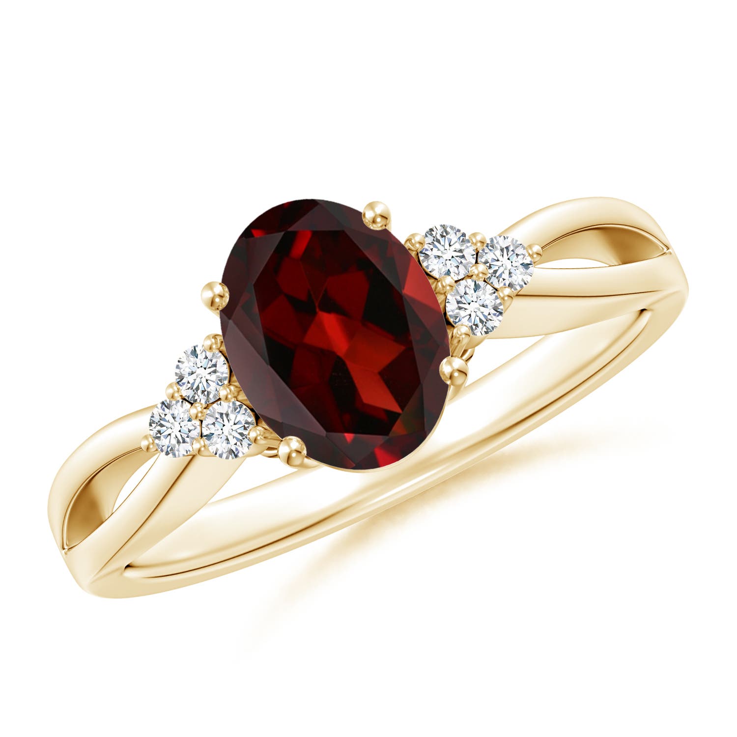 AAA - Garnet / 1.53 CT / 14 KT Yellow Gold