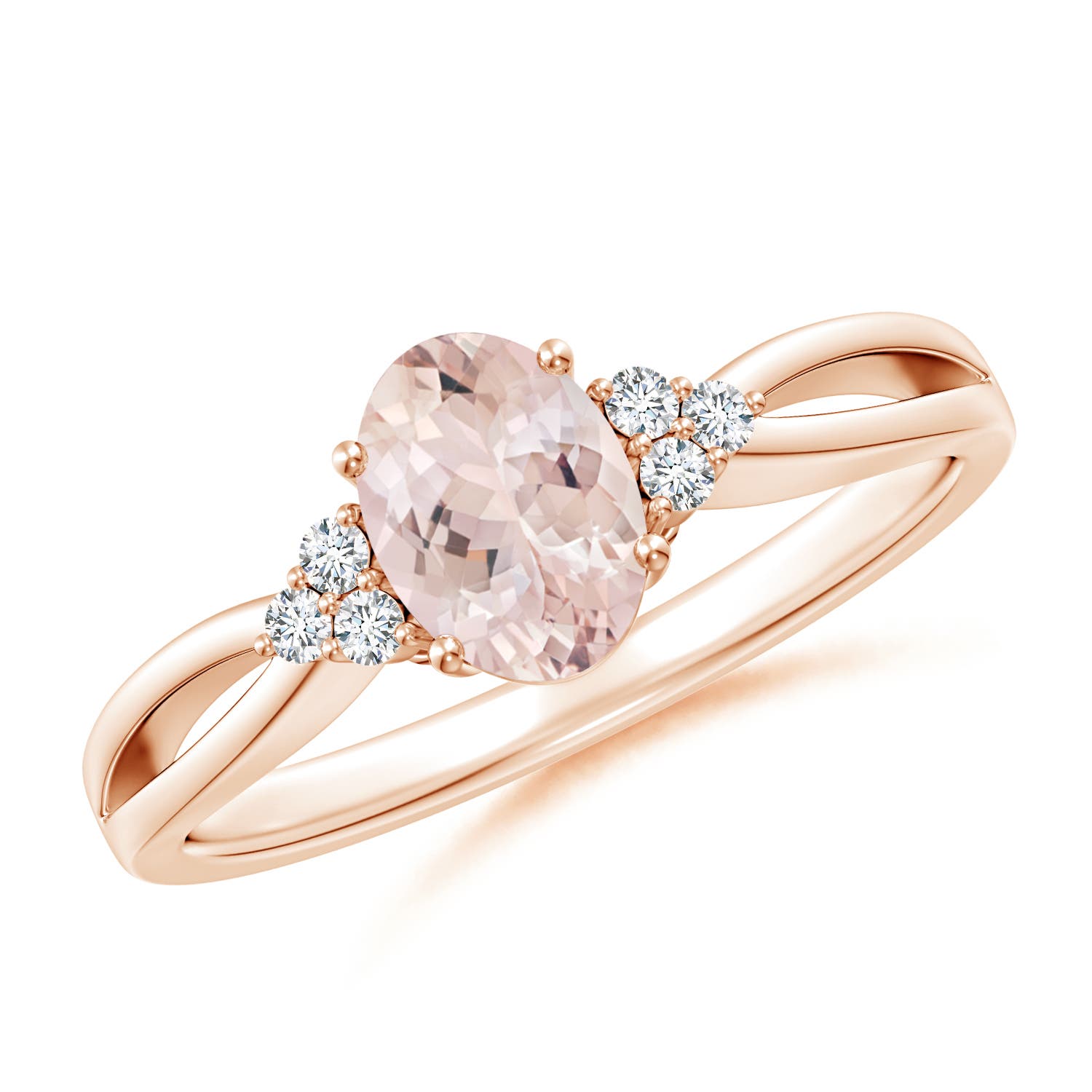 AA - Morganite / 0.77 CT / 14 KT Rose Gold