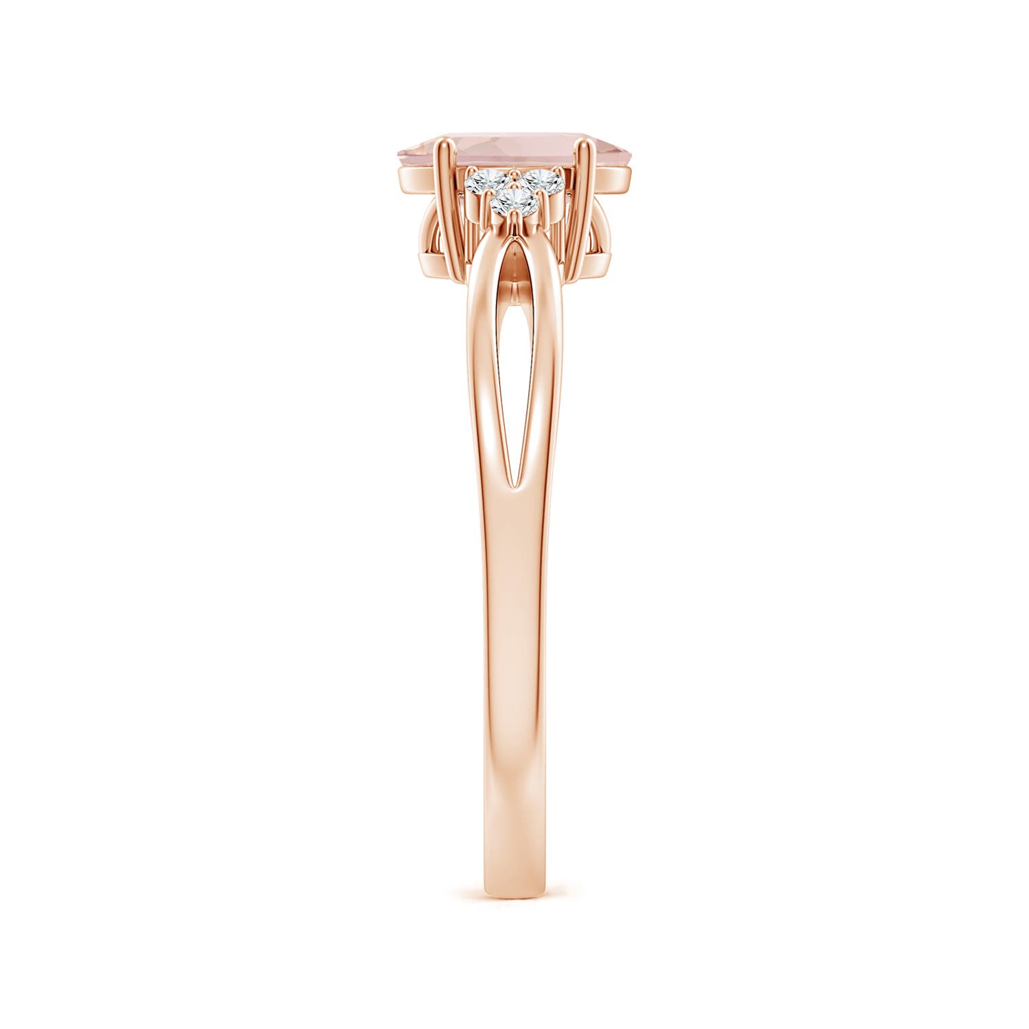 AA - Morganite / 0.77 CT / 14 KT Rose Gold