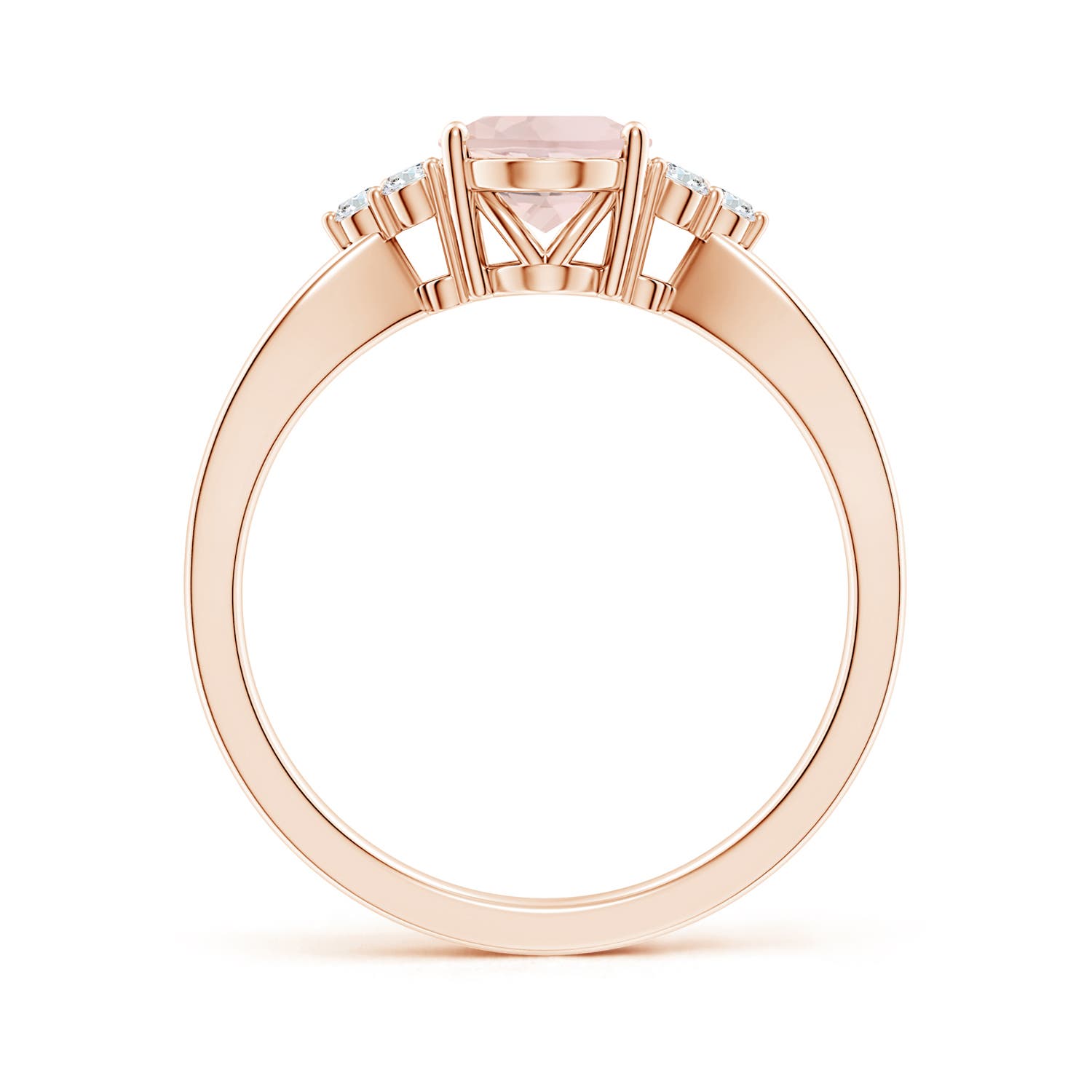 A - Morganite / 1.18 CT / 14 KT Rose Gold