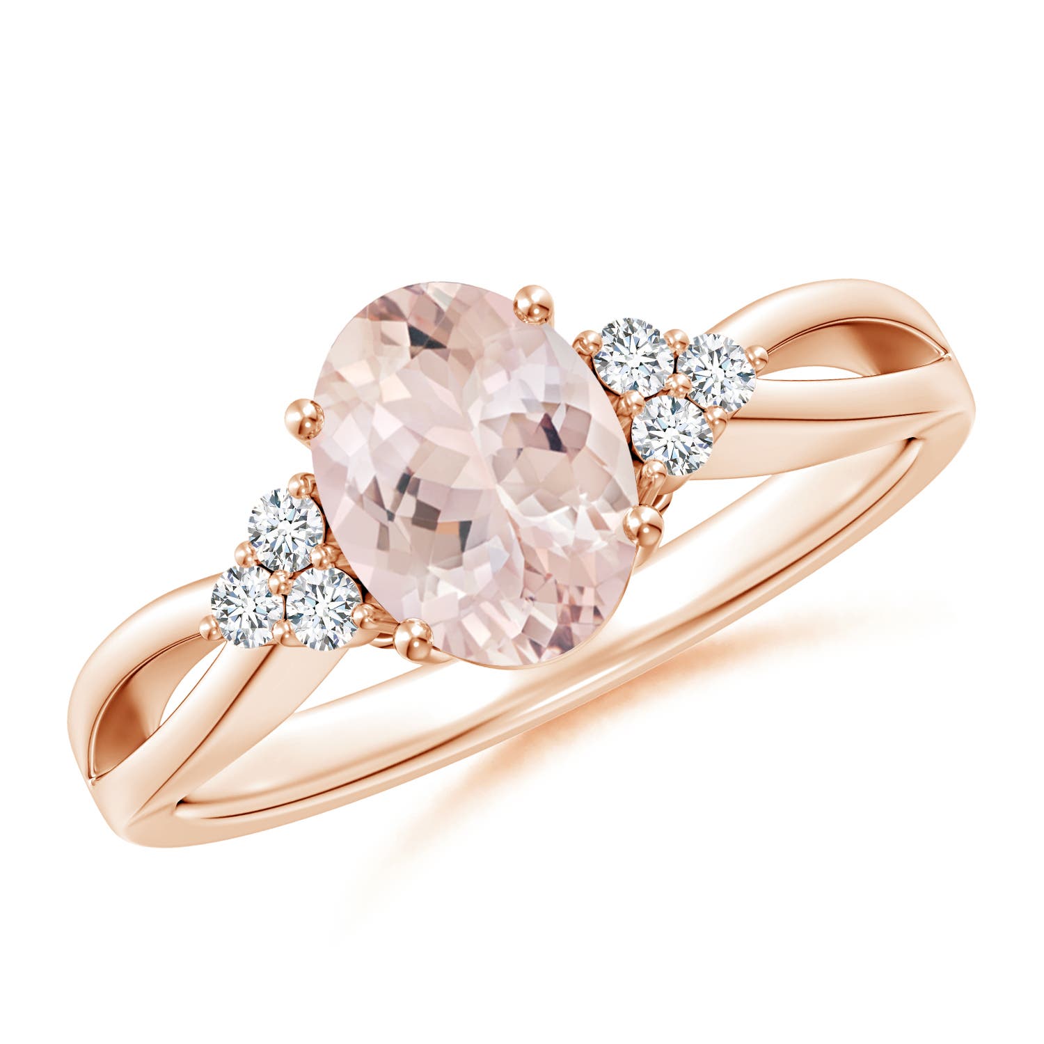 AA - Morganite / 1.18 CT / 14 KT Rose Gold