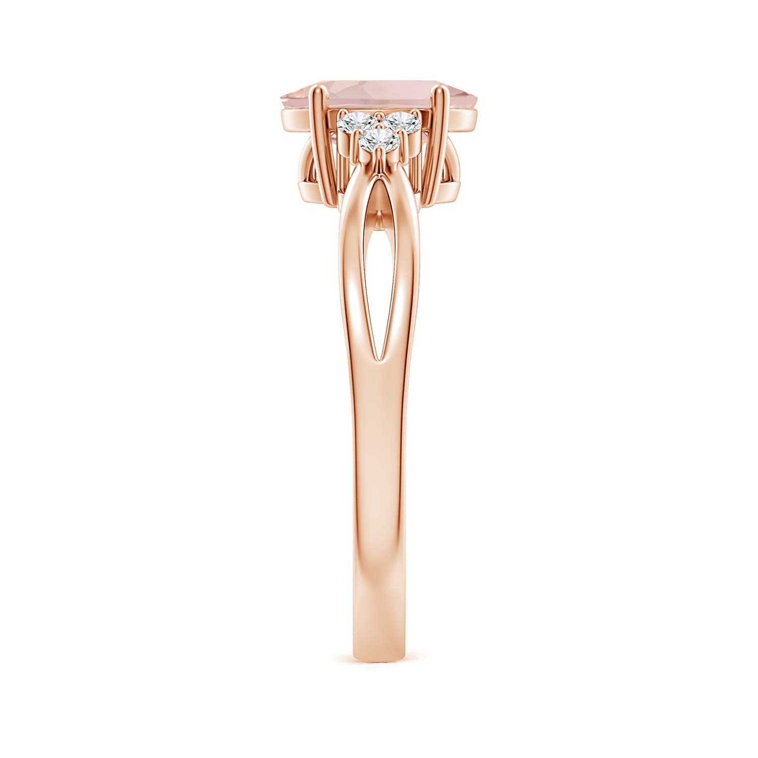 AA - Morganite / 1.18 CT / 14 KT Rose Gold