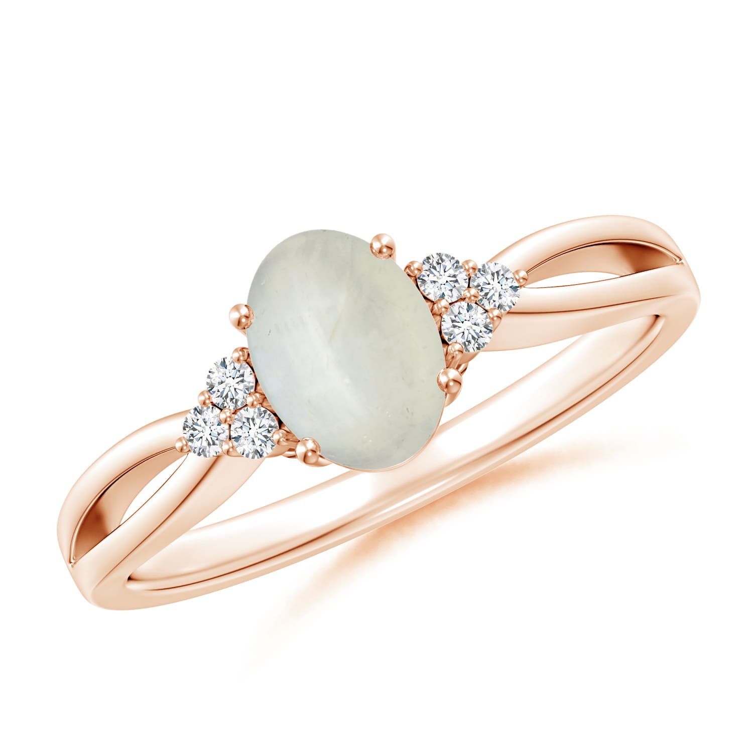 AA - Moonstone / 0.75 CT / 14 KT Rose Gold