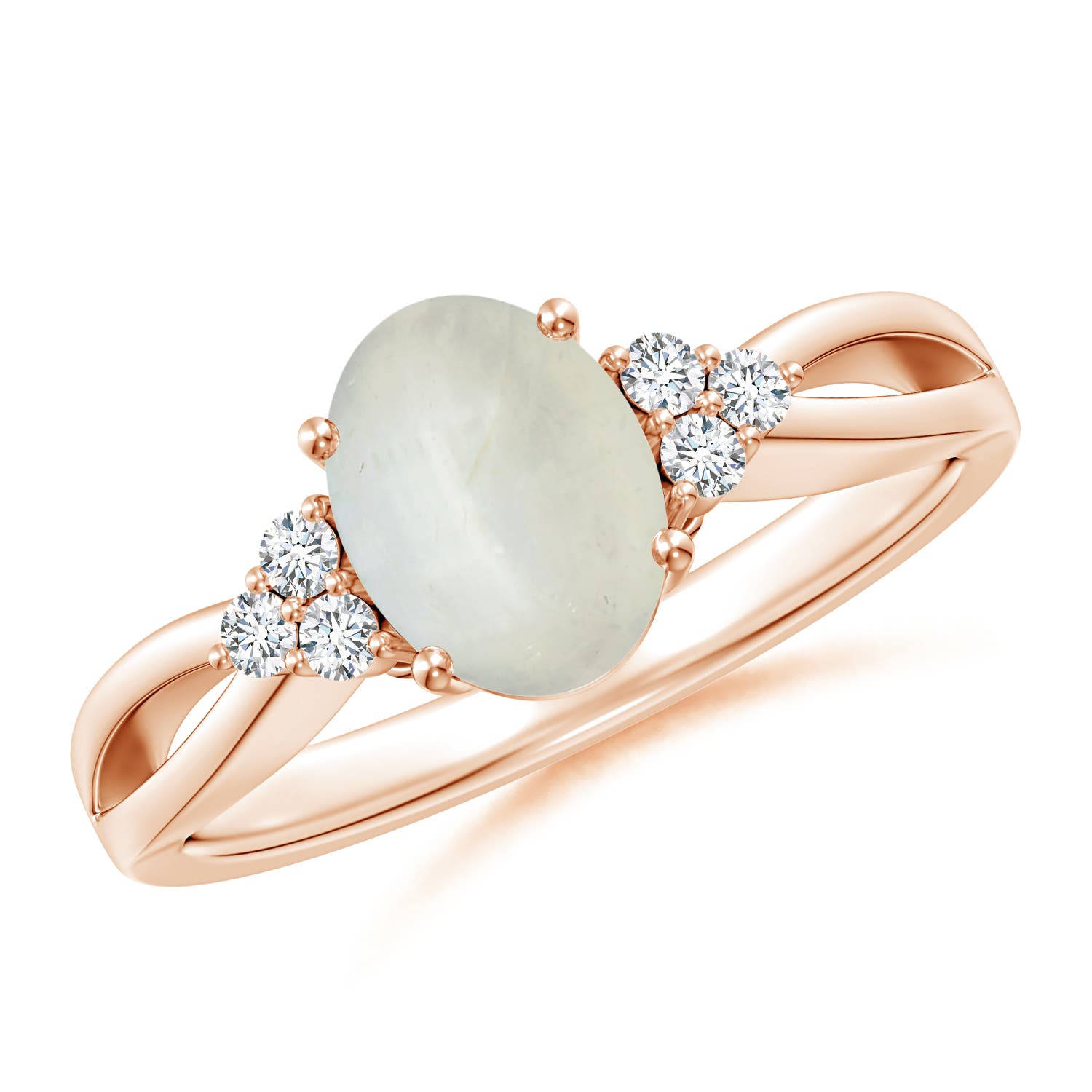 AA - Moonstone / 1.18 CT / 14 KT Rose Gold