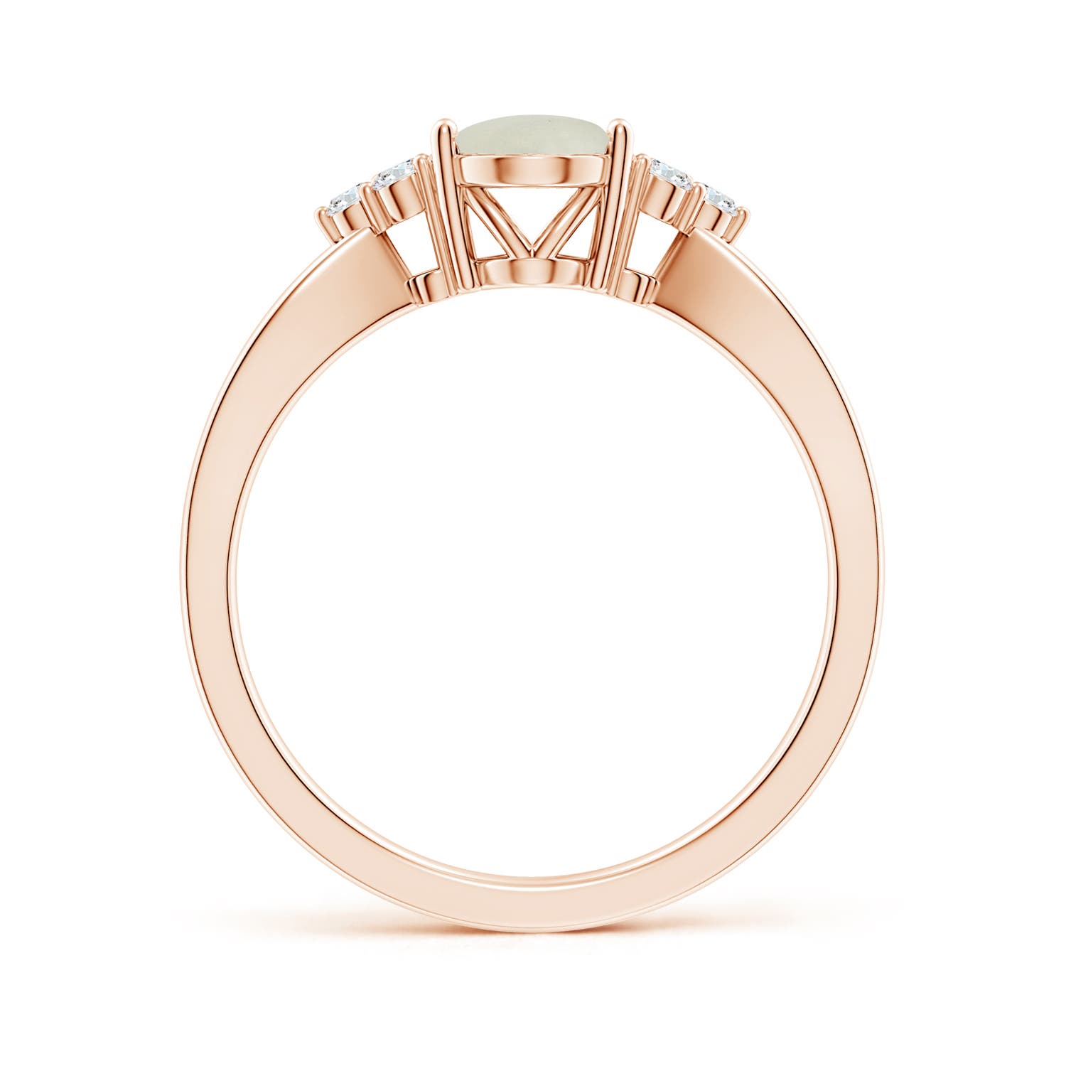 AA - Moonstone / 1.18 CT / 14 KT Rose Gold