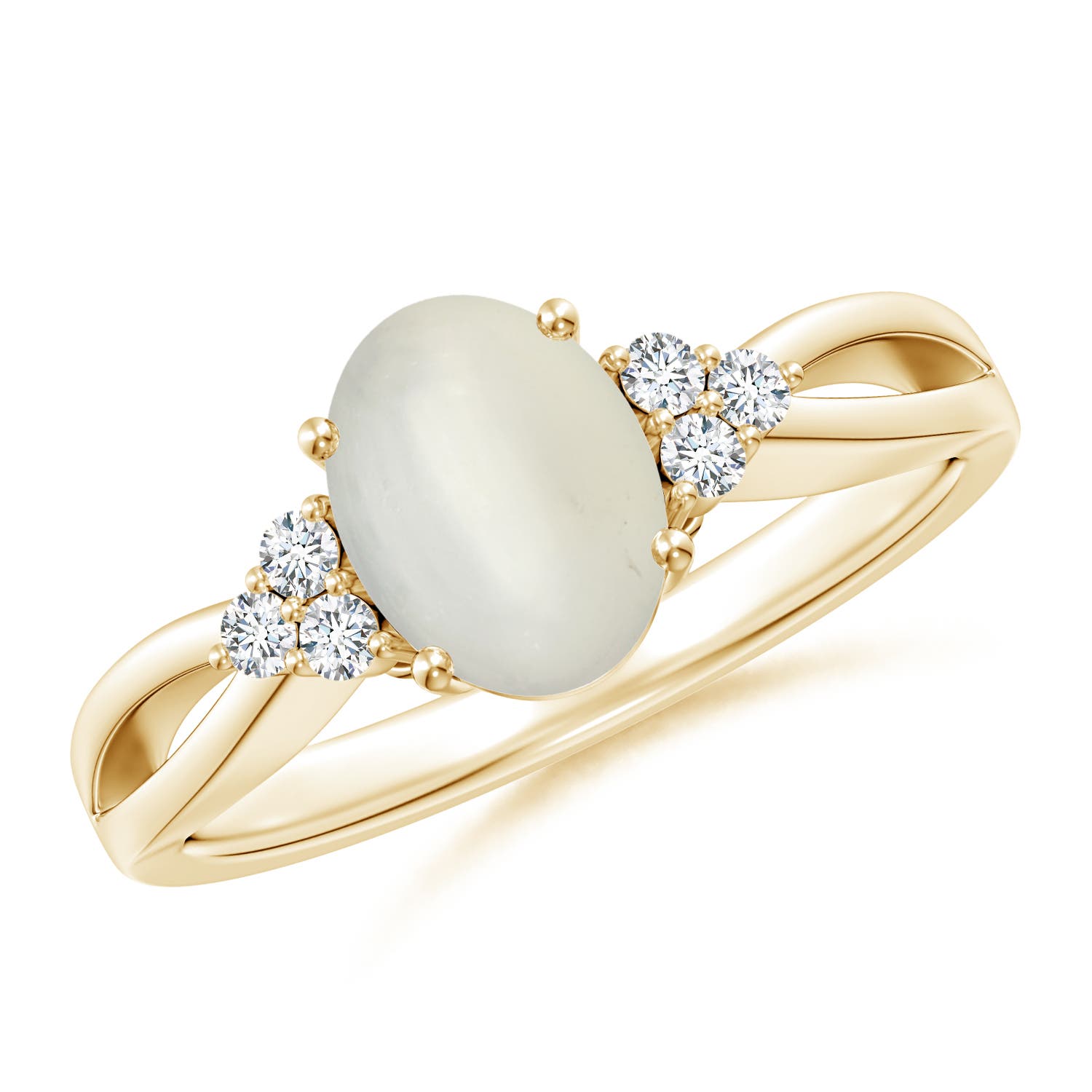 AAA - Moonstone / 1.18 CT / 14 KT Yellow Gold